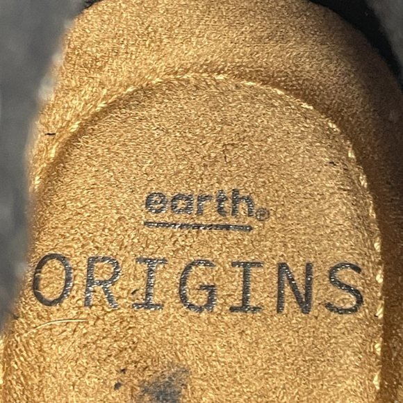 Earth Origins Womens Roxana Black Suede Elastic Block Heel Ankle Bootie Size 6M - Picture 11 of 12